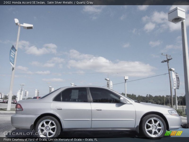 Satin Silver Metallic / Quartz Gray 2002 Honda Accord SE Sedan