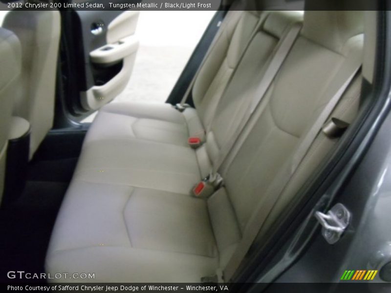 Tungsten Metallic / Black/Light Frost 2012 Chrysler 200 Limited Sedan