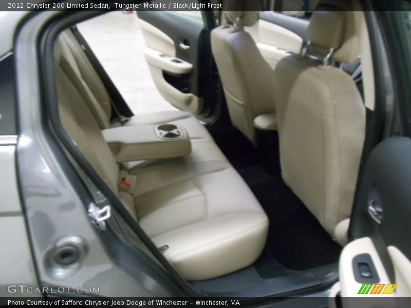 Tungsten Metallic / Black/Light Frost 2012 Chrysler 200 Limited Sedan