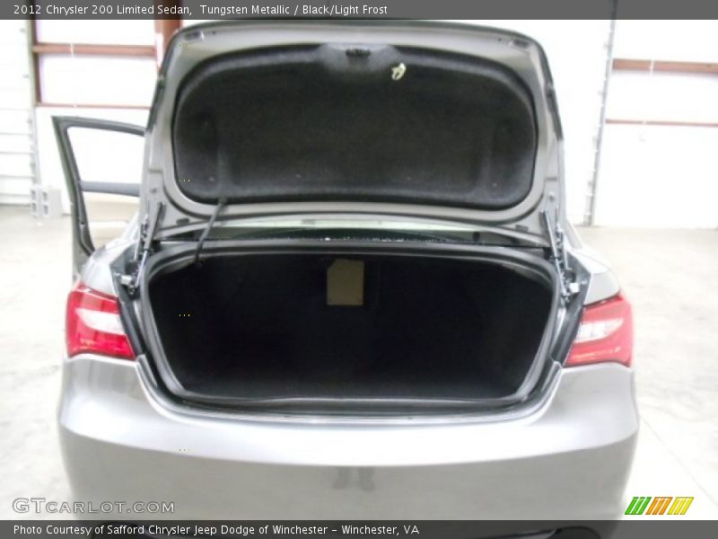 Tungsten Metallic / Black/Light Frost 2012 Chrysler 200 Limited Sedan