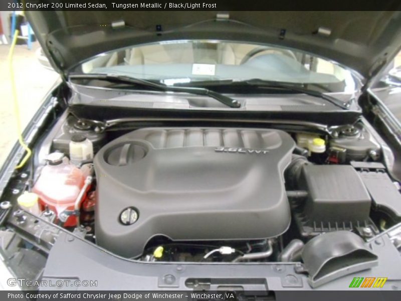 Tungsten Metallic / Black/Light Frost 2012 Chrysler 200 Limited Sedan
