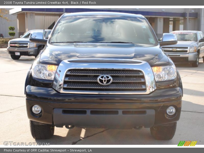 Black / Red Rock 2008 Toyota Tundra Limited CrewMax 4x4