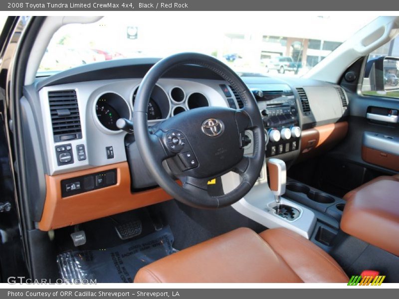  2008 Tundra Limited CrewMax 4x4 Red Rock Interior