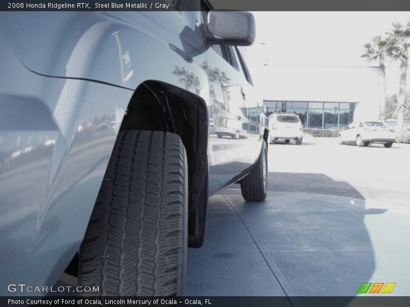 Steel Blue Metallic / Gray 2008 Honda Ridgeline RTX