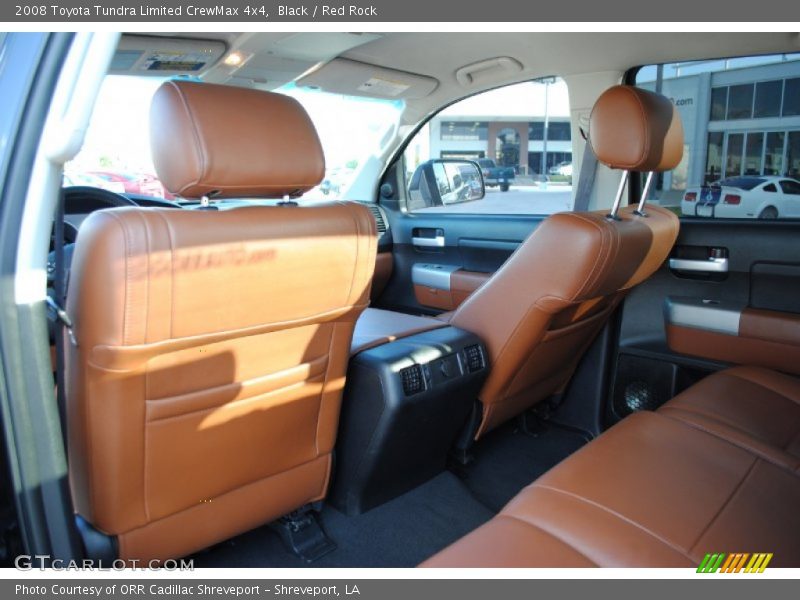 Black / Red Rock 2008 Toyota Tundra Limited CrewMax 4x4