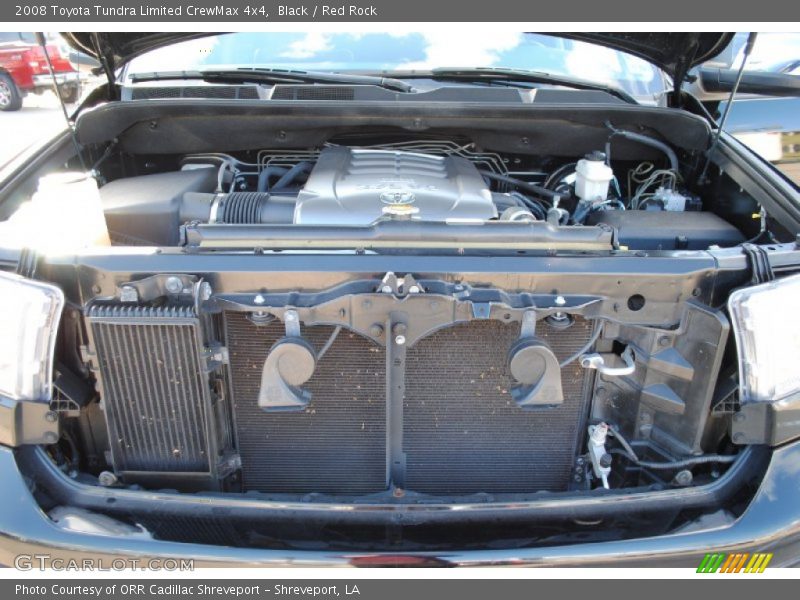 Black / Red Rock 2008 Toyota Tundra Limited CrewMax 4x4