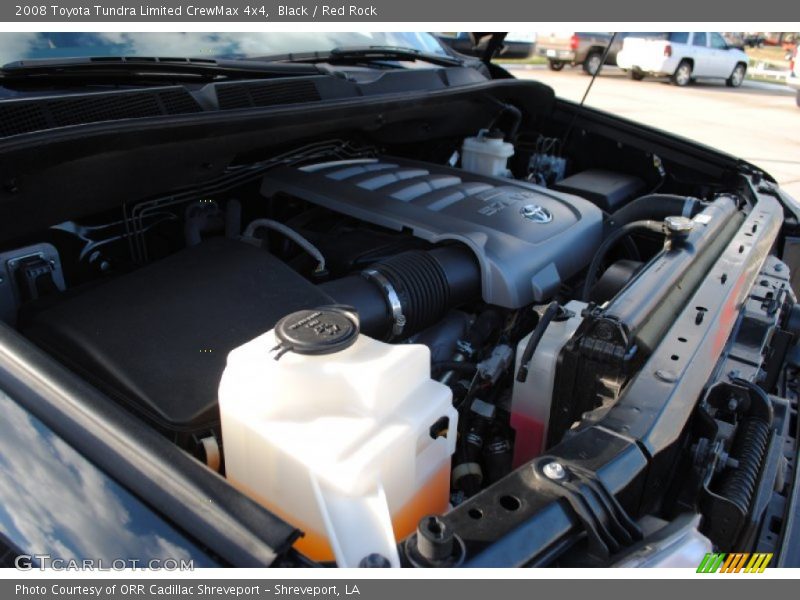 Black / Red Rock 2008 Toyota Tundra Limited CrewMax 4x4