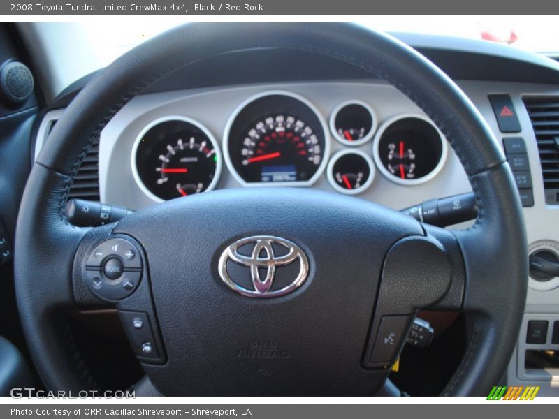 Black / Red Rock 2008 Toyota Tundra Limited CrewMax 4x4