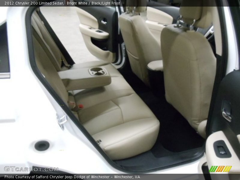 Bright White / Black/Light Frost 2012 Chrysler 200 Limited Sedan