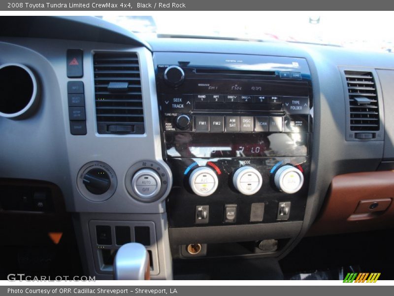 Black / Red Rock 2008 Toyota Tundra Limited CrewMax 4x4
