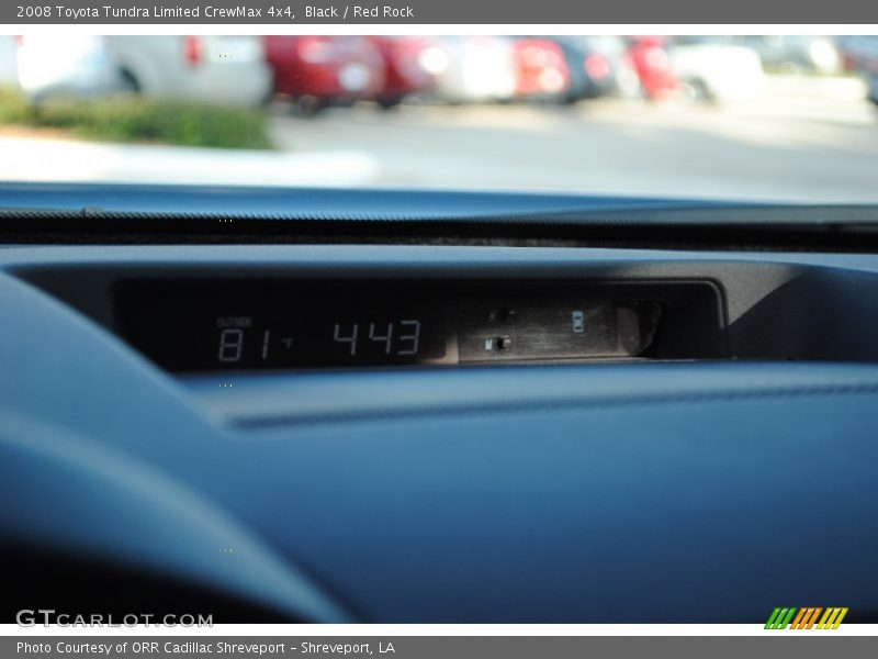 Black / Red Rock 2008 Toyota Tundra Limited CrewMax 4x4