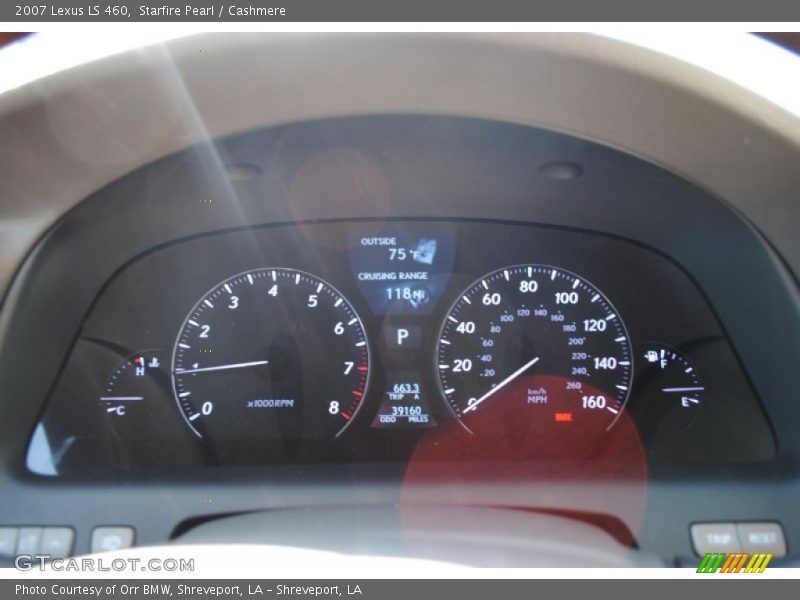 Starfire Pearl / Cashmere 2007 Lexus LS 460