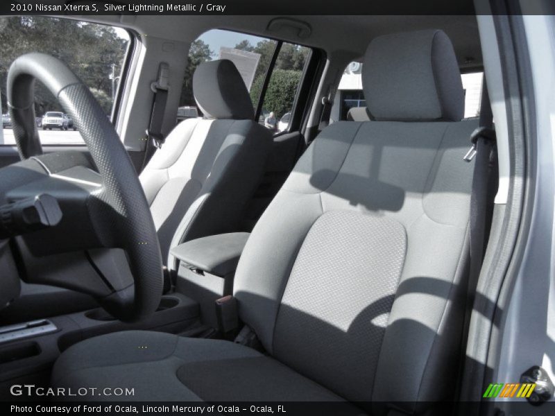 Silver Lightning Metallic / Gray 2010 Nissan Xterra S