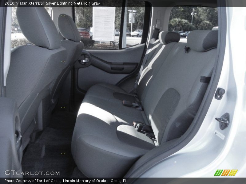 Silver Lightning Metallic / Gray 2010 Nissan Xterra S