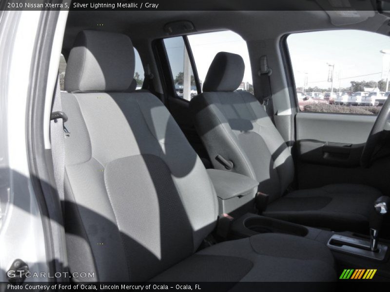 Silver Lightning Metallic / Gray 2010 Nissan Xterra S