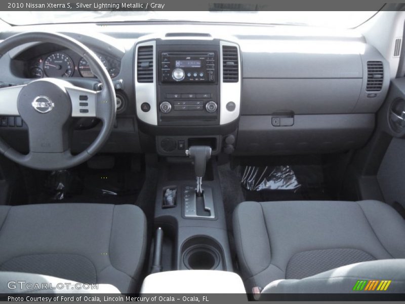 Silver Lightning Metallic / Gray 2010 Nissan Xterra S