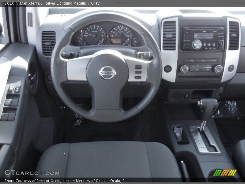 Silver Lightning Metallic / Gray 2010 Nissan Xterra S