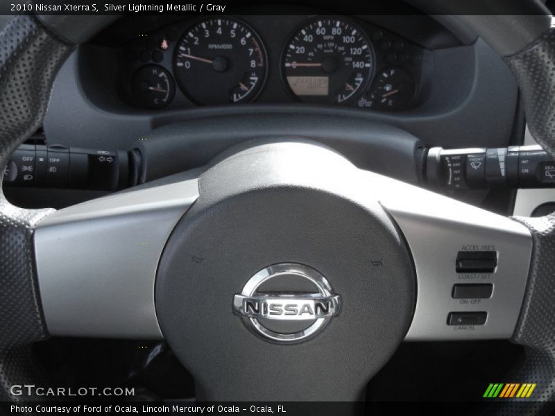 Silver Lightning Metallic / Gray 2010 Nissan Xterra S