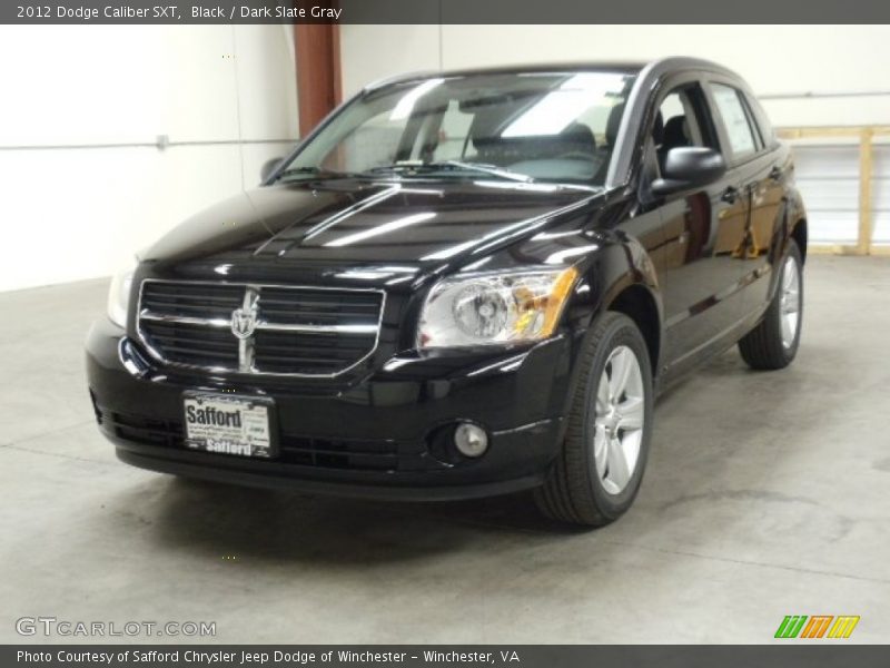 Black / Dark Slate Gray 2012 Dodge Caliber SXT