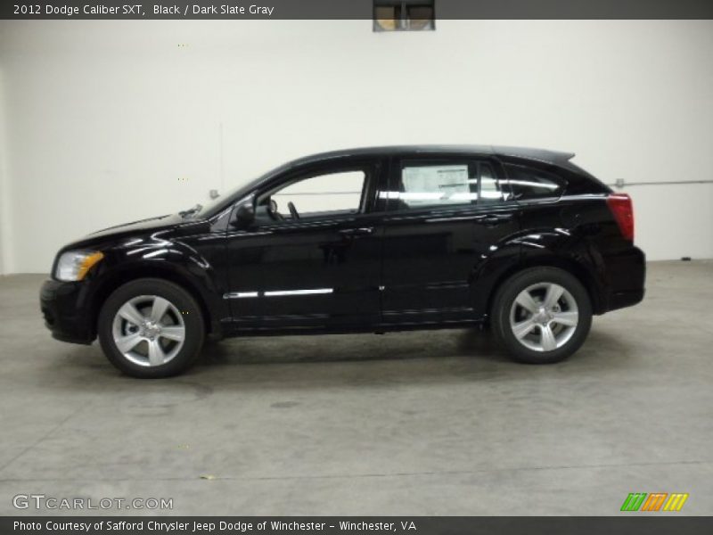 Black / Dark Slate Gray 2012 Dodge Caliber SXT