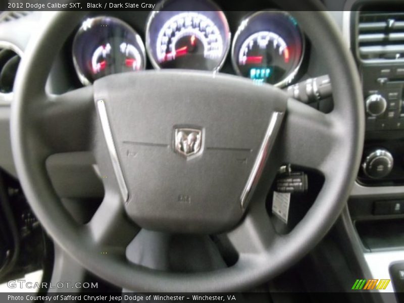 Black / Dark Slate Gray 2012 Dodge Caliber SXT