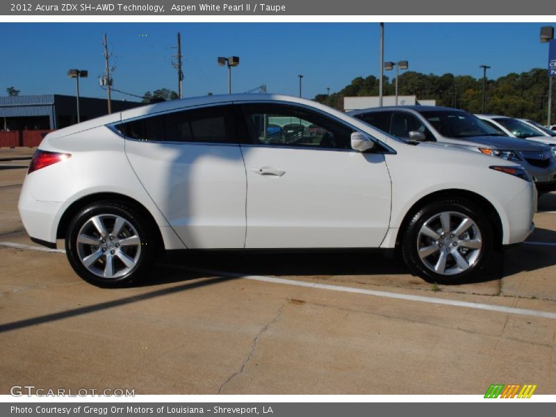  2012 ZDX SH-AWD Technology Aspen White Pearl II