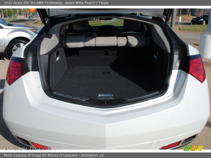  2012 ZDX SH-AWD Technology Trunk