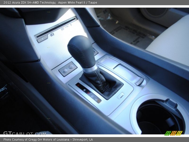  2012 ZDX SH-AWD Technology 6 Speed Sequential SportShift Automatic Shifter