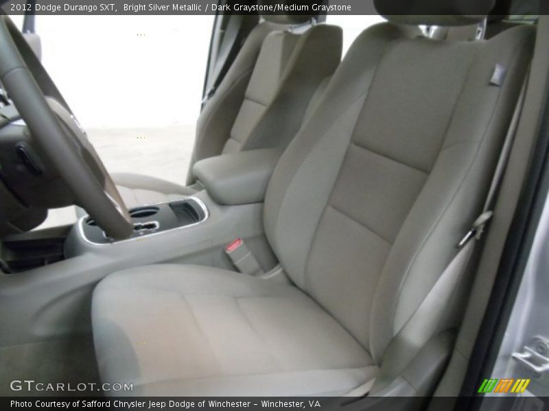 Bright Silver Metallic / Dark Graystone/Medium Graystone 2012 Dodge Durango SXT
