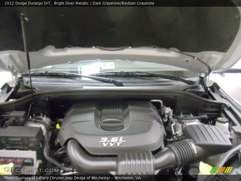  2012 Durango SXT Engine - 3.6 Liter DOHC 24-Valve VVT Pentastar V6