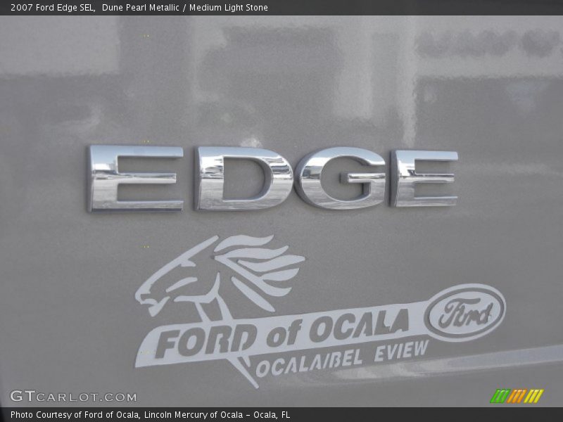 Dune Pearl Metallic / Medium Light Stone 2007 Ford Edge SEL
