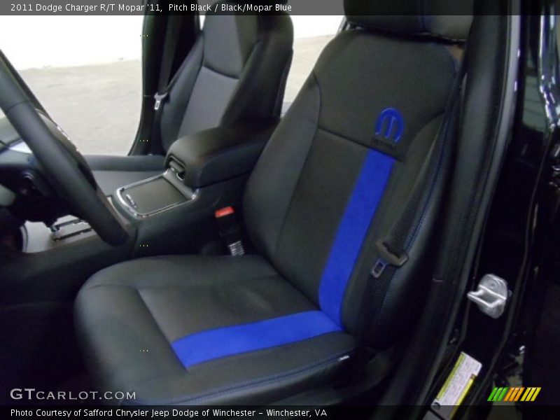 2011 Charger R/T Mopar '11 Black/Mopar Blue Interior