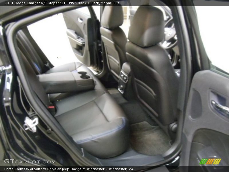 Pitch Black / Black/Mopar Blue 2011 Dodge Charger R/T Mopar '11