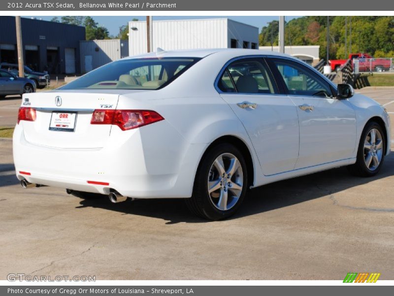 Bellanova White Pearl / Parchment 2012 Acura TSX Sedan