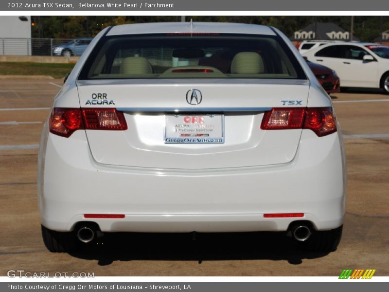 Bellanova White Pearl / Parchment 2012 Acura TSX Sedan