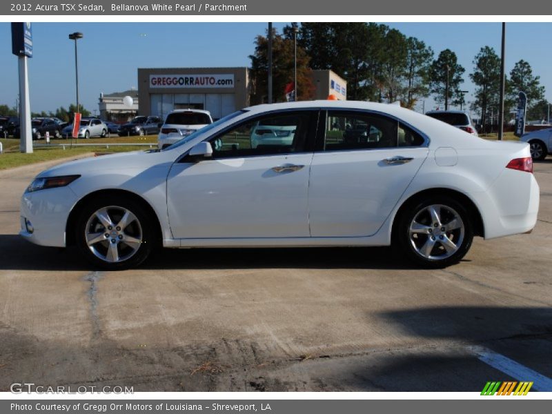 Bellanova White Pearl / Parchment 2012 Acura TSX Sedan