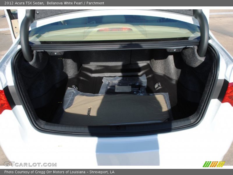  2012 TSX Sedan Trunk