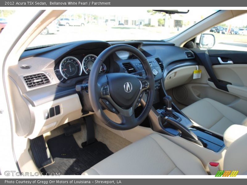 Parchment Interior - 2012 TSX Sedan 