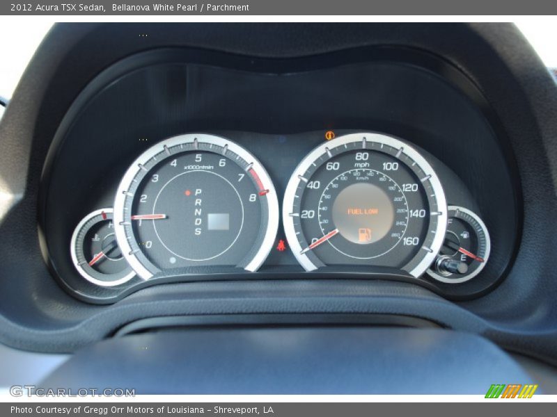  2012 TSX Sedan Sedan Gauges