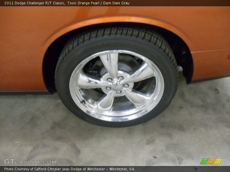Toxic Orange Pearl / Dark Slate Gray 2011 Dodge Challenger R/T Classic