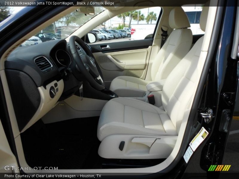  2012 Jetta TDI SportWagen Cornsilk Beige Interior