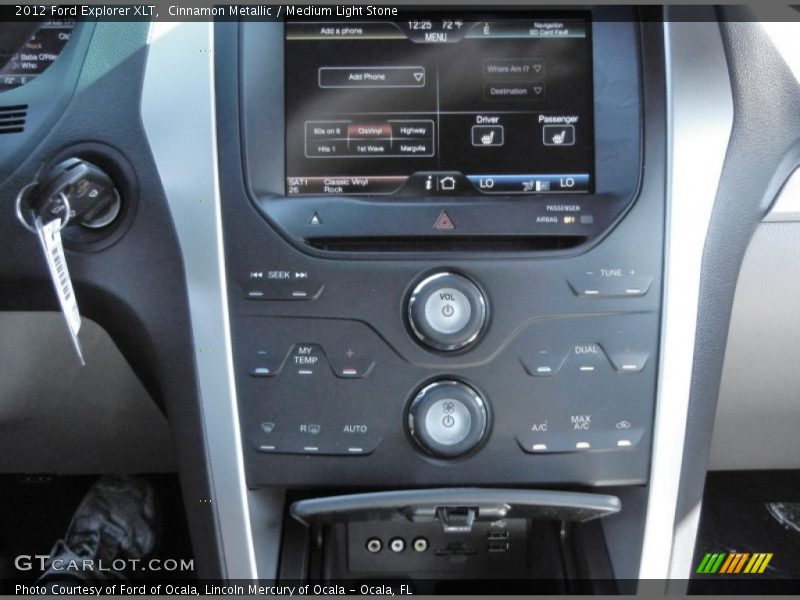 Cinnamon Metallic / Medium Light Stone 2012 Ford Explorer XLT