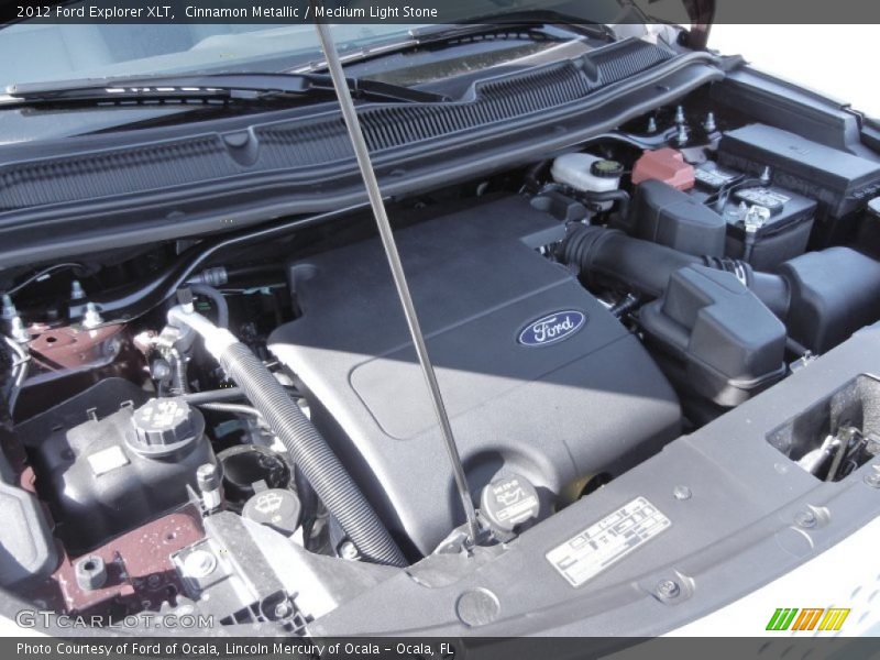 Cinnamon Metallic / Medium Light Stone 2012 Ford Explorer XLT