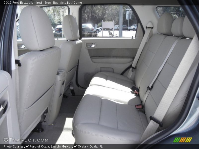 Steel Blue Metallic / Camel 2012 Ford Escape Limited