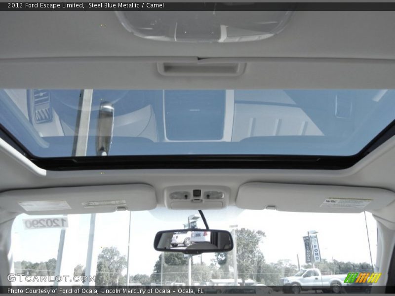 Steel Blue Metallic / Camel 2012 Ford Escape Limited