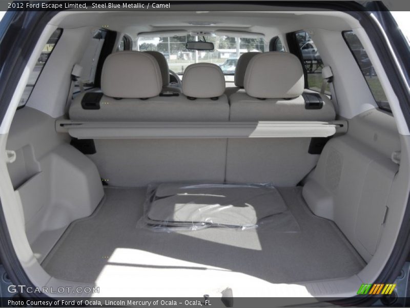 Steel Blue Metallic / Camel 2012 Ford Escape Limited