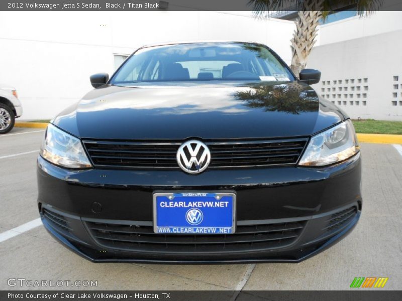 Black / Titan Black 2012 Volkswagen Jetta S Sedan