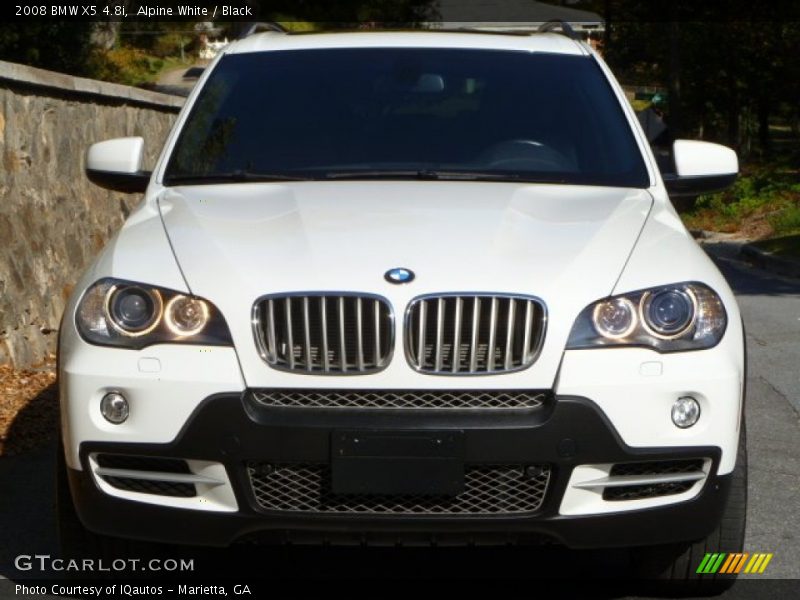 Alpine White / Black 2008 BMW X5 4.8i