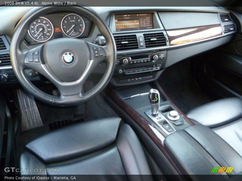 Alpine White / Black 2008 BMW X5 4.8i