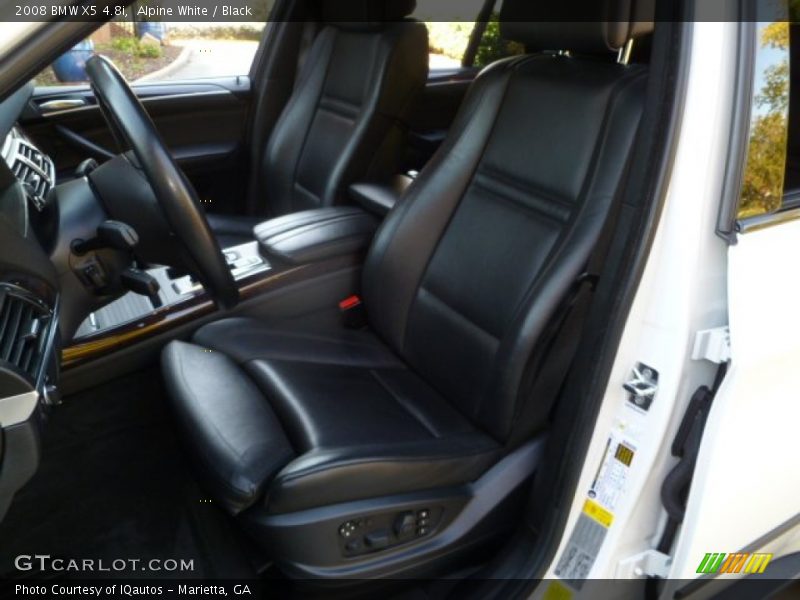 Alpine White / Black 2008 BMW X5 4.8i
